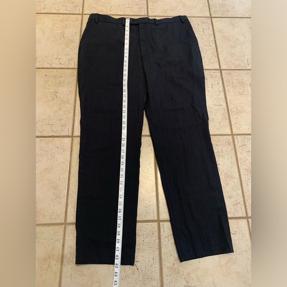 Calvin Klein 100% Wool P 42R Men's Dress Pants - Blue/Navy - Picture 7 of 7